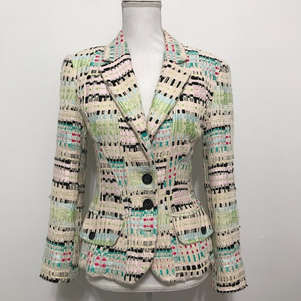 Christian Lacroix Multicolor Textured Blazer